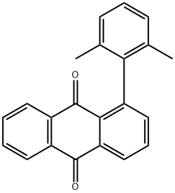 1-(2,6-Dimethylphenyl)-9,10-anthraquinone Structure