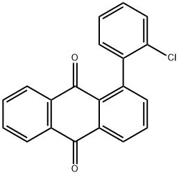 1-(2-Chlorophenyl)-9,10-anthraquinone Struktur