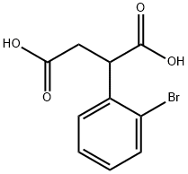 2-(2-ブロモフェニル)こはく酸 化学構造式