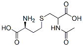 (2S)-4-(2-acetamido-2-carboxy-ethyl)sulfanyl-2-amino-butanoic acid Struktur