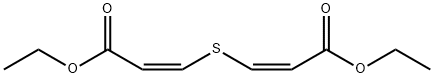diethyl (Z,Z)-3,3'-thiobisacrylate  Struktur