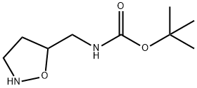 Carbamic acid, (5-isoxazolidinylmethyl)-, 1,1-dimethylethyl ester (9CI) Struktur
