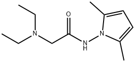 Acetamide, 2-(diethylamino)-N-(2,5-dimethylpyrrol-1-yl)- 结构式