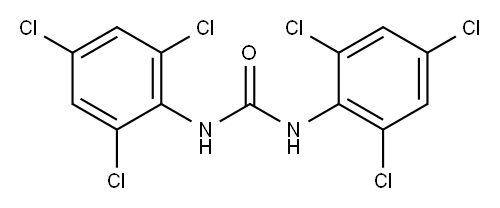 N,N'-BIS(2,4,6-TRICHLOROPHENYL)UREA Struktur