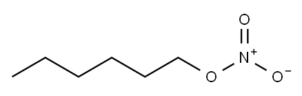 hexyl nitrate Struktur