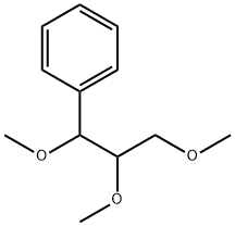 1,2,3-トリメトキシ-1-フェニルプロパン 化学構造式