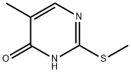 5-メチル-2-メチルチオ-4(1H)-ピリミジノン 化学構造式