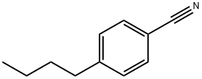 4-N-丁基苯甲腈 结构式