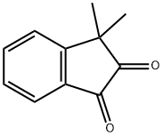 3,3-ジメチル-1,2-インダンジオン 化学構造式