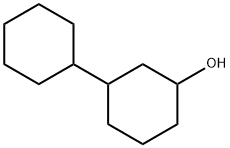 3-シクロヘキシルシクロヘキサノール 化学構造式