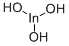 トリヒドロキシインジウム(III) 化学構造式