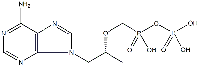 替诺福韦单磷酸酯, 206646-04-0, 结构式