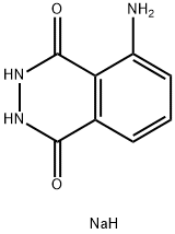 鲁米诺单钠盐, 20666-12-0, 结构式