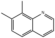 7,8-ジメチルキノリン 化学構造式