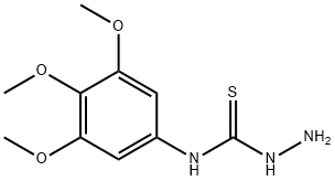 4-(3,4,5-三甲氧基苯基)-3-氨基硫脲, 206762-46-1, 结构式