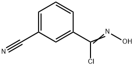 3-CYANO-ALPHA-CHLORO BENZALDOXIME Struktur