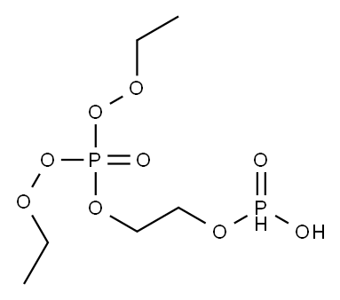 diethoxyphosphoryloxy-ethoxy-phosphinic acid 结构式