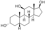 (3R,5R,8S,9S,10S,11S,13S,14S,17S)-10,13-dimethyl-2,3,4,5,6,7,8,9,11,12 ,14,15,16,17-tetradecahydro-1H-cyclopenta[a]phenanthrene-3,11,17-triol Struktur