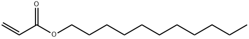 アクリル酸ウンデシル 化学構造式