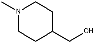 1-メチルピペリジン-4-メタノール 化学構造式