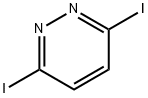 3,6-ジヨードピリダジン 化学構造式