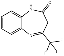 4-(三氟甲基)-1,3-二氢-2H-苯并[B][1,4]二氮杂-2-酮, 2070-87-3, 结构式