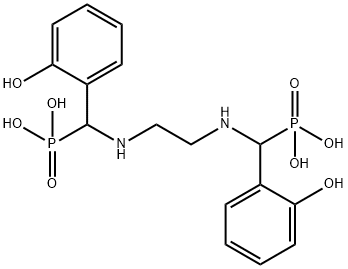 [ethane-1,2-diylbis[imino[(2-hydroxyphenyl)methylene]]]bisphosphonic acid 结构式