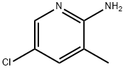 2-アミノ-5-クロロ-3-メチルピリジン 化学構造式