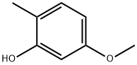 5-メトキシ-2-メチルフェノール 化学構造式
