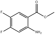 Methyl 2-amino-4,5-difluorobenzoate Struktur
