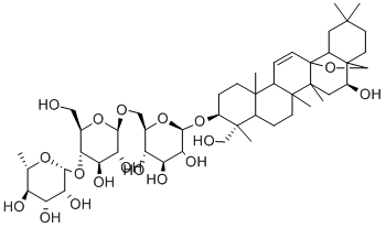 柴胡皂苷 C, 20736-08-7, 结构式