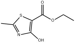 4-Hydroxy-2-methylthiazole-5-carboxylicacidethylester Struktur