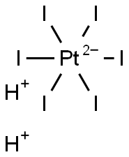 dihydrogen hexaiodoplatinate  Structure