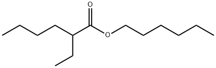 hexyl 2-ethylhexanoate 结构式