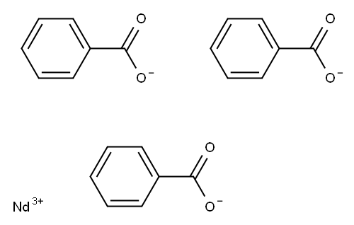 neodymium(3+) benzoate 结构式