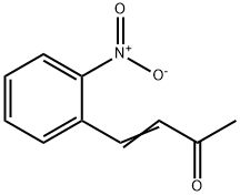 4-(2-ニトロフェニル)-3-ブテン-2-オン 化学構造式