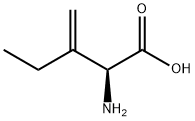 (+)-3-Methylene-L-norvaline Struktur