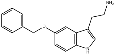 5-苄氧基色胺 结构式