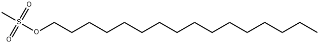 甲磺酸十六酯, 20779-14-0, 结构式