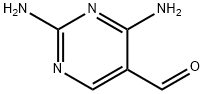 2,4-ジアミノピリミジン-5-カルボキシアルデヒド 化学構造式