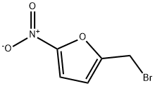 2-(ブロモメチル)-5-ニトロフラン 化学構造式