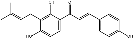 (E)-1-[2,4-ジヒドロキシ-3-(3-メチル-2-ブテニル)フェニル]-3-(4-ヒドロキシフェニル)-2-プロペン-1-オン