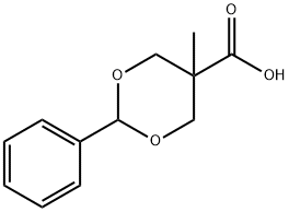 5-甲基-2-苯基-1,3-二噁烷-5-羧酸 结构式