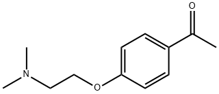1-[4-(2-DIMETHYLAMINO-ETHOXY)-PHENYL]-ETHANONE, 2079-49-4, 结构式