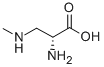 3-(N-甲基氨基)-D-丙氨酸, 20790-78-7, 结构式
