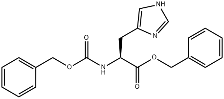 NA-CBZ-N-IM-BENZYL-L-HISTIDINE, 20794-07-4, 结构式