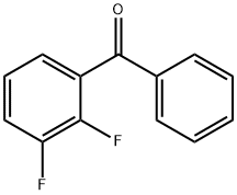 2,3-ジフルオロベンゾフェノン 化学構造式