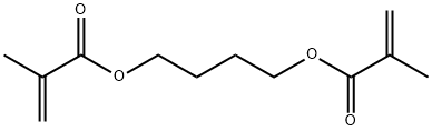 ビス(メタクリル酸)1,4-ブタンジイル 化学構造式