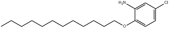 5-氯-2-十二烷氧基苯胺, 208345-70-4, 结构式