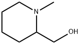1-メチル-2-ピペリジンメタノール 化学構造式